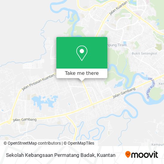 Sekolah Kebangsaan Permatang Badak map