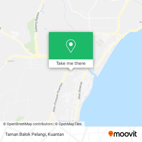 Peta Taman Balok Pelangi