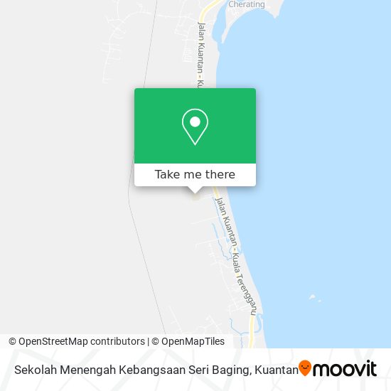 Sekolah Menengah Kebangsaan Seri Baging map