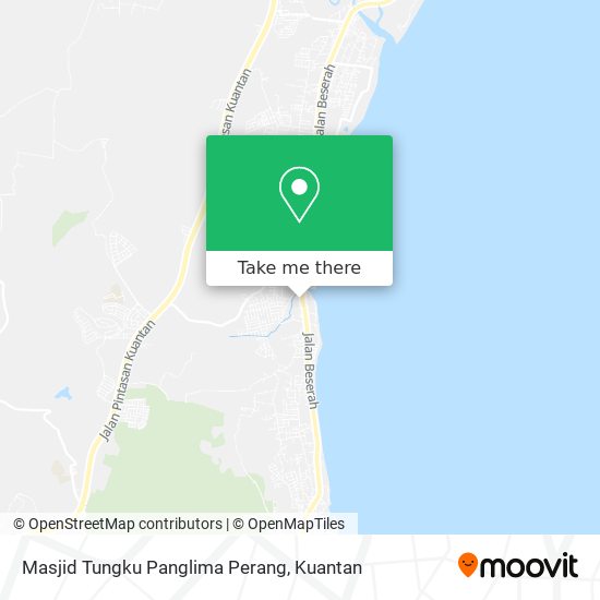 Masjid Tungku Panglima Perang map