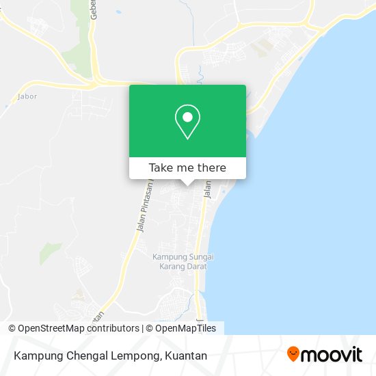 Peta Kampung Chengal Lempong