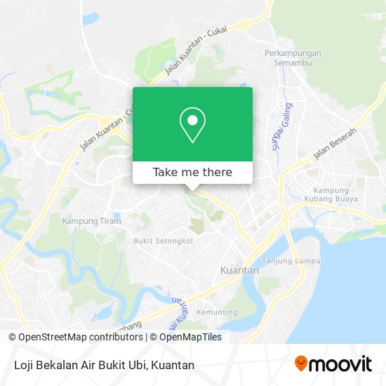 Loji Bekalan Air Bukit Ubi map