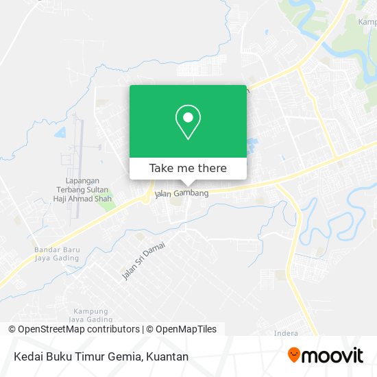 Kedai Buku Timur Gemia map