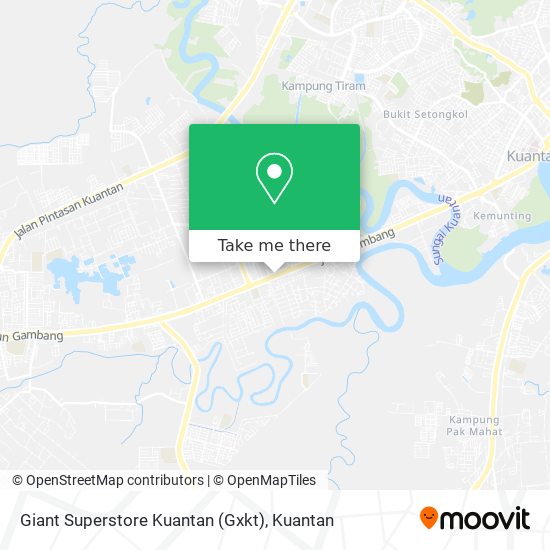 Peta Giant Superstore Kuantan (Gxkt)