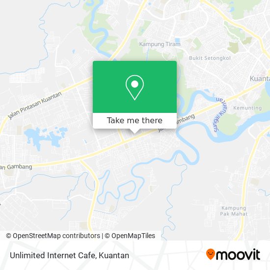 Unlimited Internet Cafe map