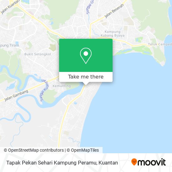 Tapak Pekan Sehari Kampung Peramu map