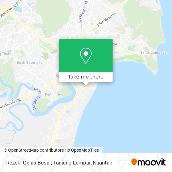 Peta Rezeki Gelas Besar, Tanjung Lumpur