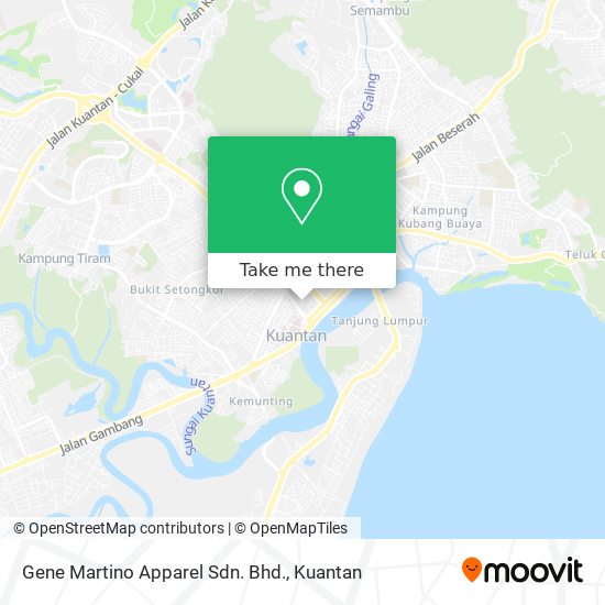 Gene Martino Apparel Sdn. Bhd. map