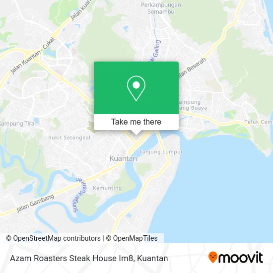 Azam Roasters Steak House Im8 map