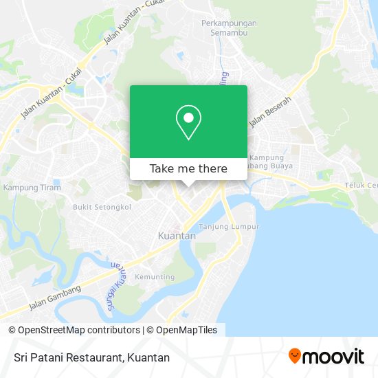 Peta Sri Patani Restaurant