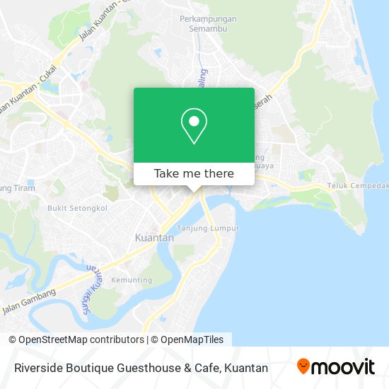 Riverside Boutique Guesthouse & Cafe map