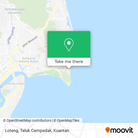 Peta Loteng, Teluk Cempedak
