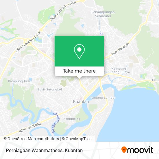Perniagaan Waanmathees map