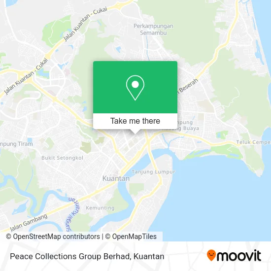 Peace Collections Group Berhad map