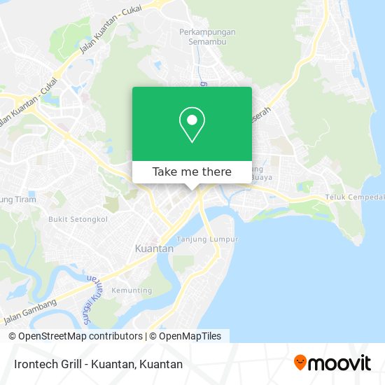 Irontech Grill - Kuantan map