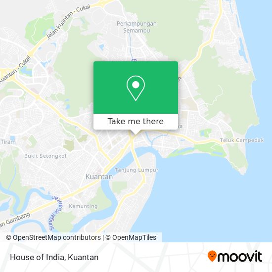 House of India map