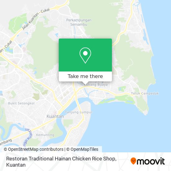 Peta Restoran Traditional Hainan Chicken Rice Shop