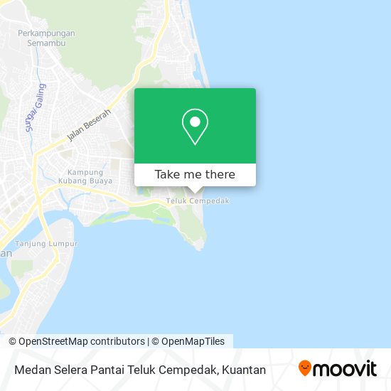 Peta Medan Selera Pantai Teluk Cempedak