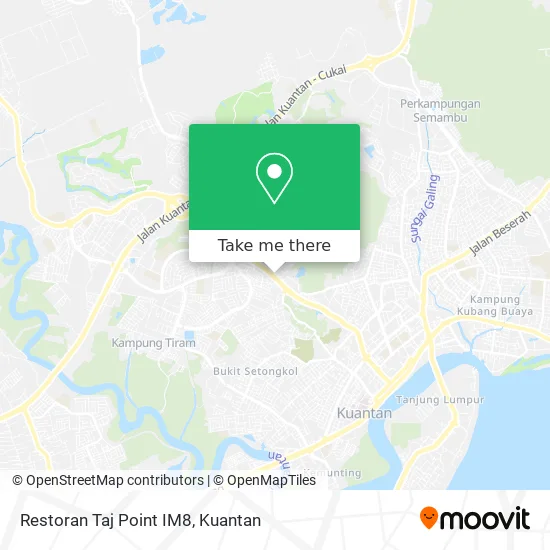 Restoran Taj Point IM8 map