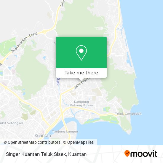 Peta Singer Kuantan Teluk Sisek
