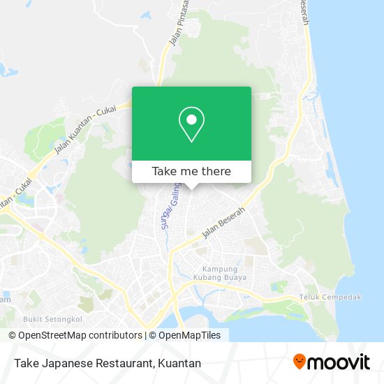 Take Japanese Restaurant map