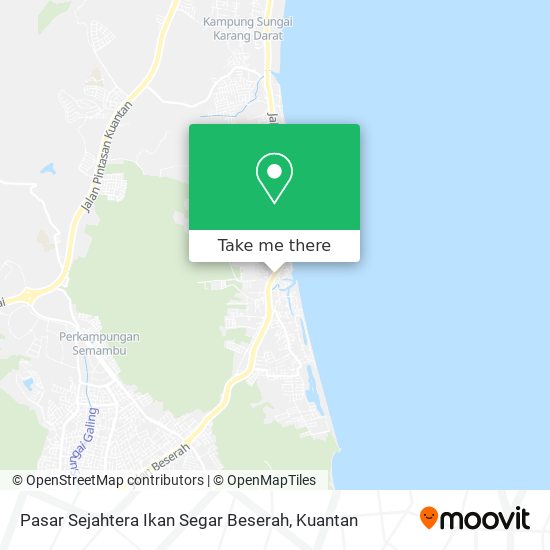 Pasar Sejahtera Ikan Segar Beserah map