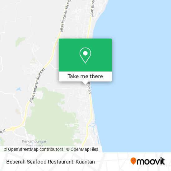 Beserah Seafood Restaurant map