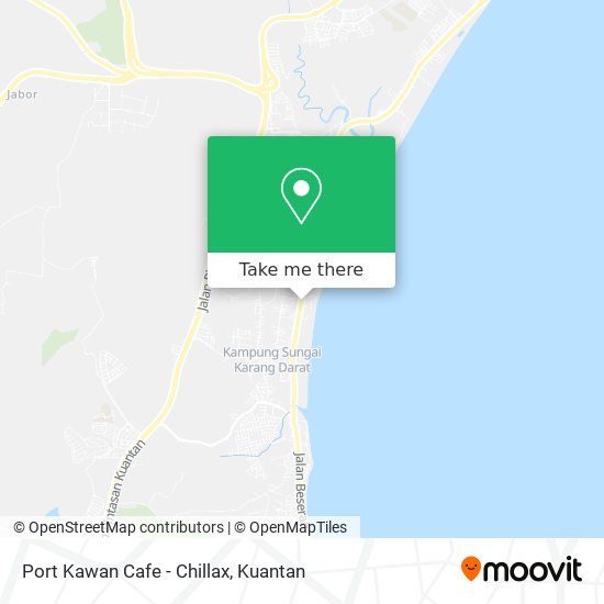 Peta Port Kawan Cafe - Chillax