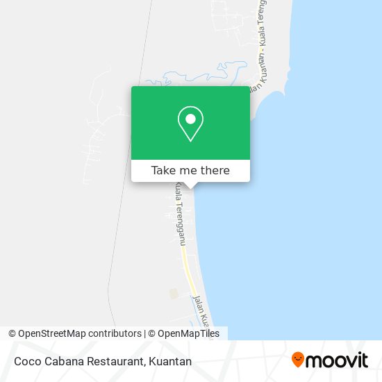 Peta Coco Cabana Restaurant