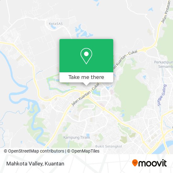 Mahkota Valley map