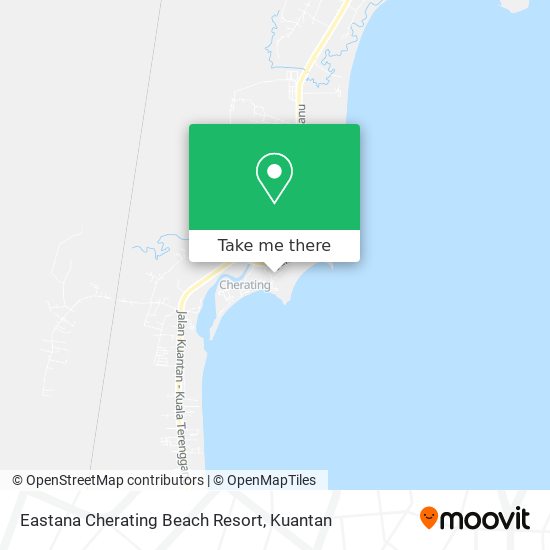 Eastana Cherating Beach Resort map