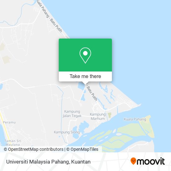 Peta Universiti Malaysia Pahang