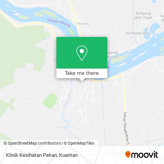Klinik Kesihatan Pekan map
