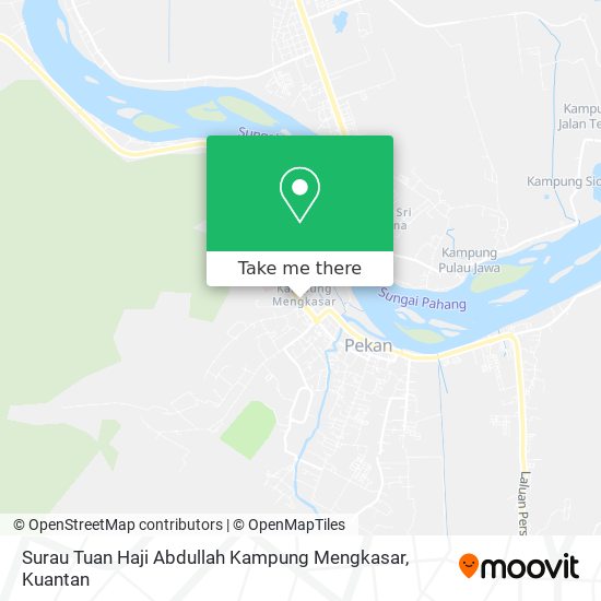 Surau Tuan Haji Abdullah Kampung Mengkasar map