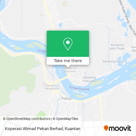 Koperasi Ahmad Pekan Berhad map