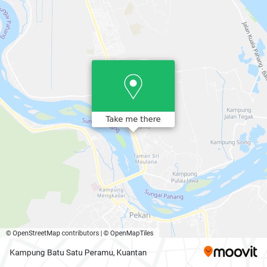 Kampung Batu Satu Peramu map