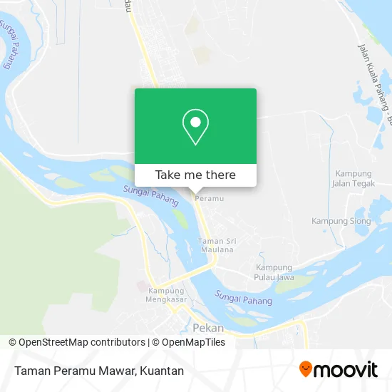 Taman Peramu Mawar map
