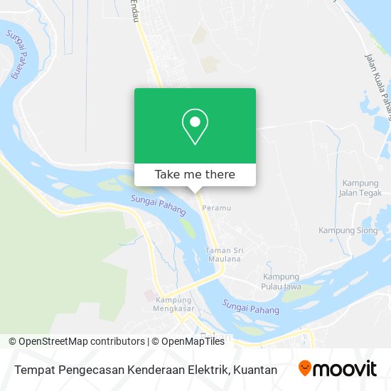 Peta Tempat Pengecasan Kenderaan Elektrik