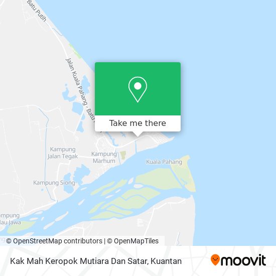 Peta Kak Mah Keropok Mutiara Dan Satar