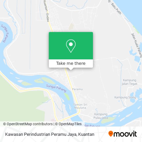 Kawasan Perindustrian Peramu Jaya map