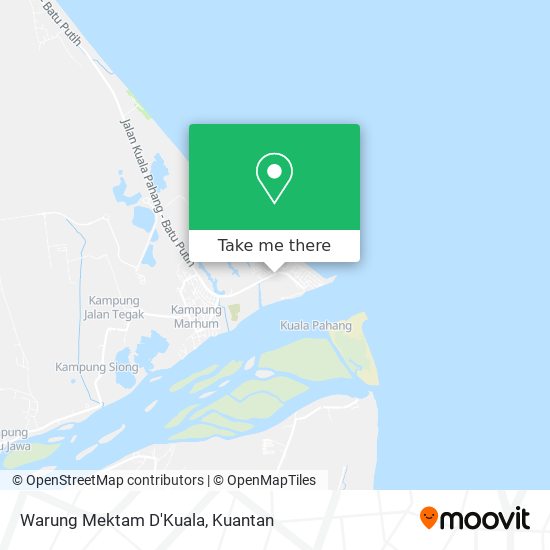 Warung Mektam D'Kuala map