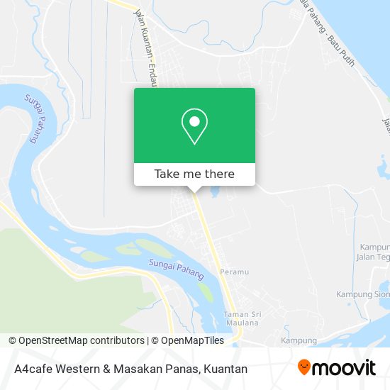 A4cafe Western & Masakan Panas map