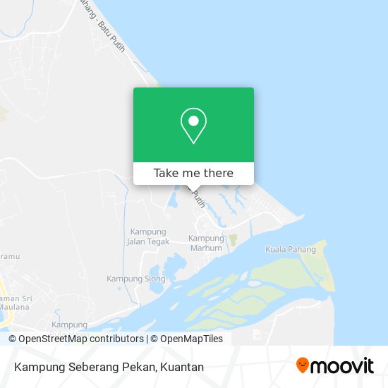 Peta Kampung Seberang Pekan