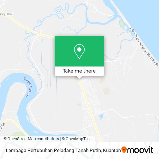 Peta Lembaga Pertubuhan Peladang Tanah Putih