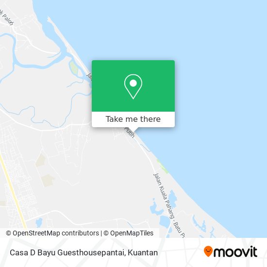 Casa D Bayu Guesthousepantai map