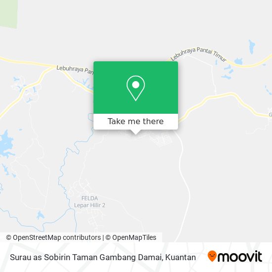 Surau as Sobirin Taman Gambang Damai map