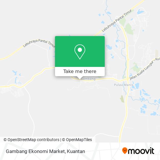 Gambang Ekonomi Market map