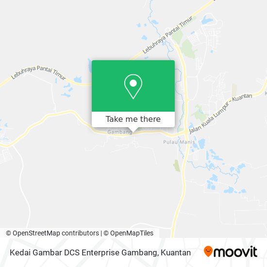 Kedai Gambar DCS Enterprise Gambang map