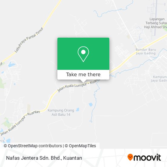 Nafas Jentera Sdn. Bhd. map