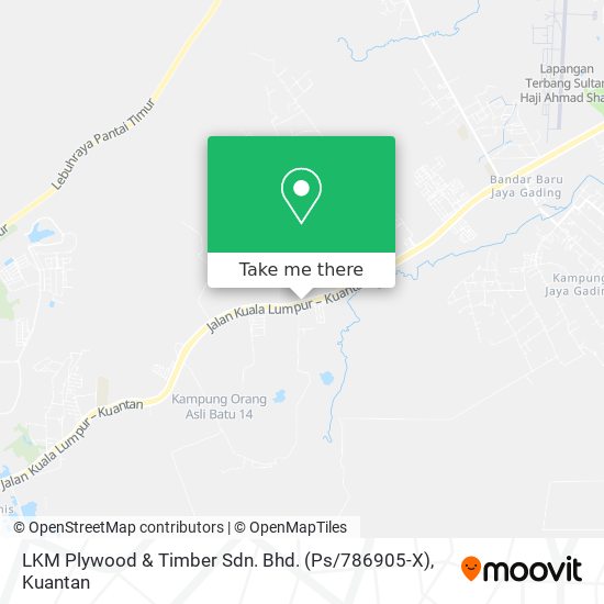 Peta LKM Plywood & Timber Sdn. Bhd. (Ps / 786905-X)